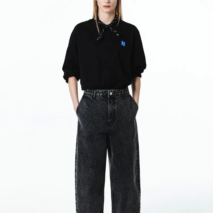 ADER ERROR Tetris appliqué Cotton T shirt-2
