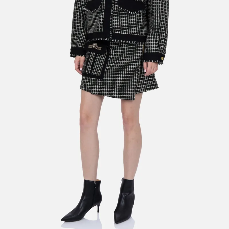 EVISU Casual Short Skirts Women's Black-2