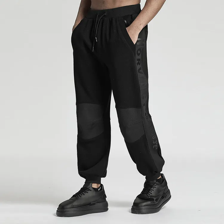 NORVINCY Ribbed Multicolor Knitted Sweatpants Unisex-4
