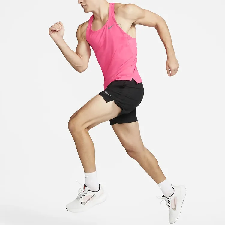 Nike Tank Tops Men Dark Pink-2
