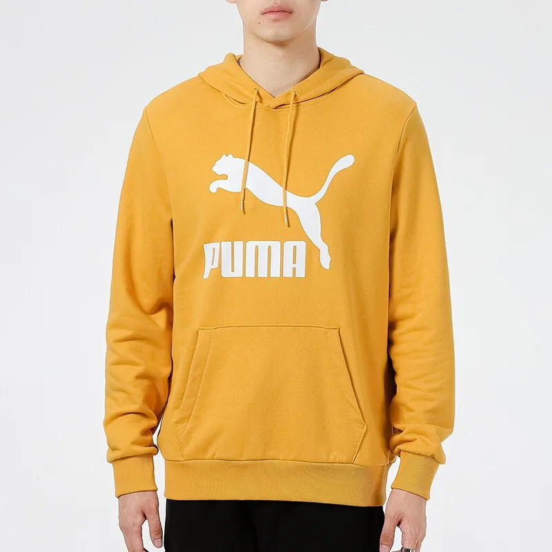 PUMA Sweatshirts Men Gold-3