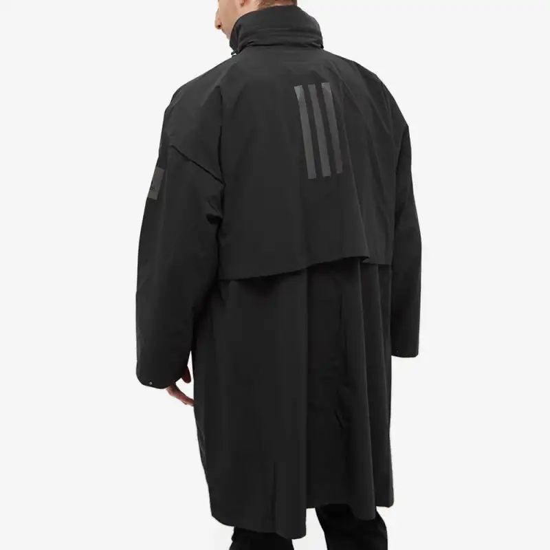 Adidas Parka Coats Men Black-2