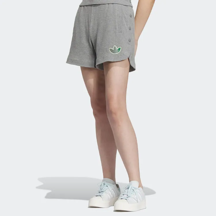 Adidas Originals Casual Shorts Women's Basic Heather Gray-1