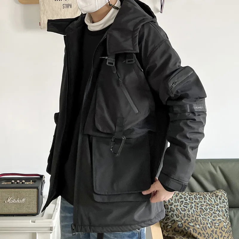 VIP Puffer Jackets Men Black-8