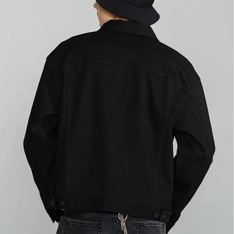 Lee Denim Jackets Men Black-3