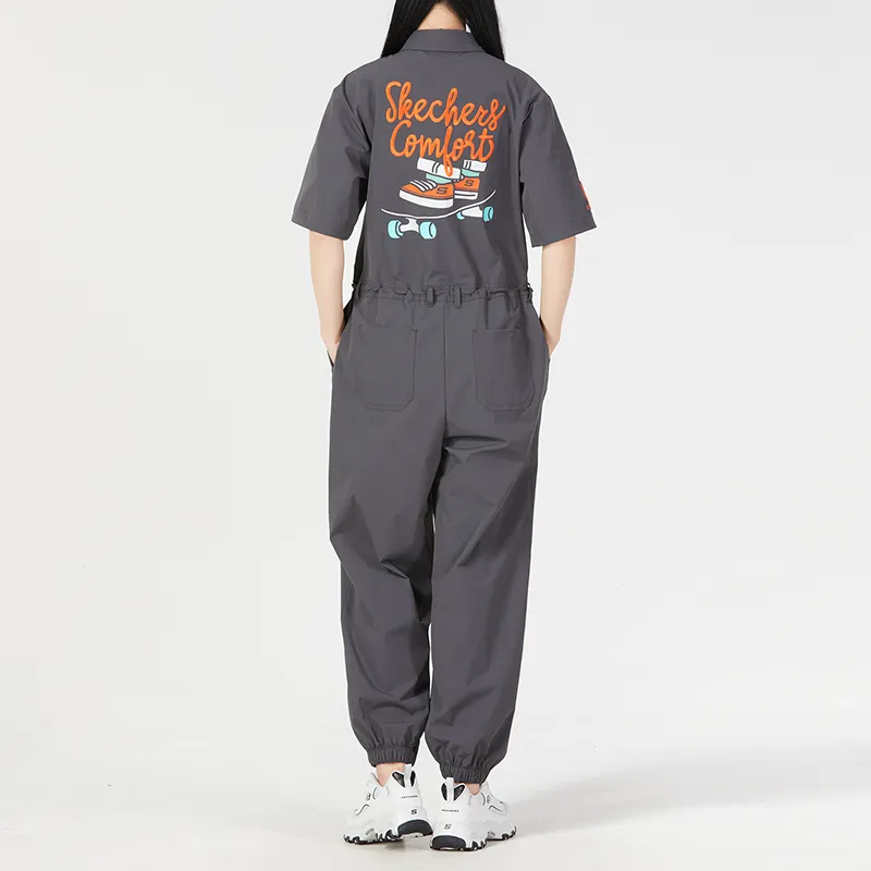 Skechers Funny Monster Jumpsuits Women's Forged Iron Gray 00C9-3