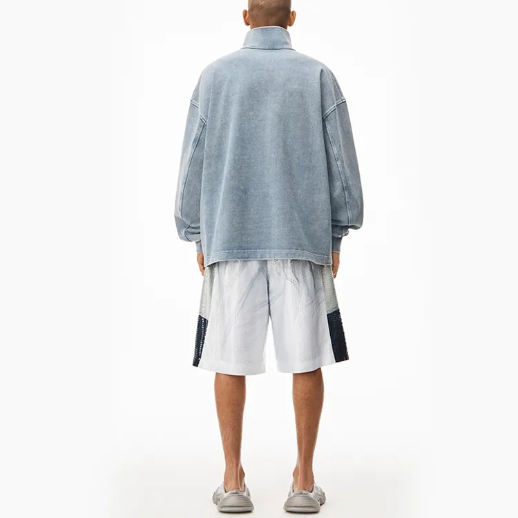 Alexander Wang Sweatshirts Men Biker Gray-3