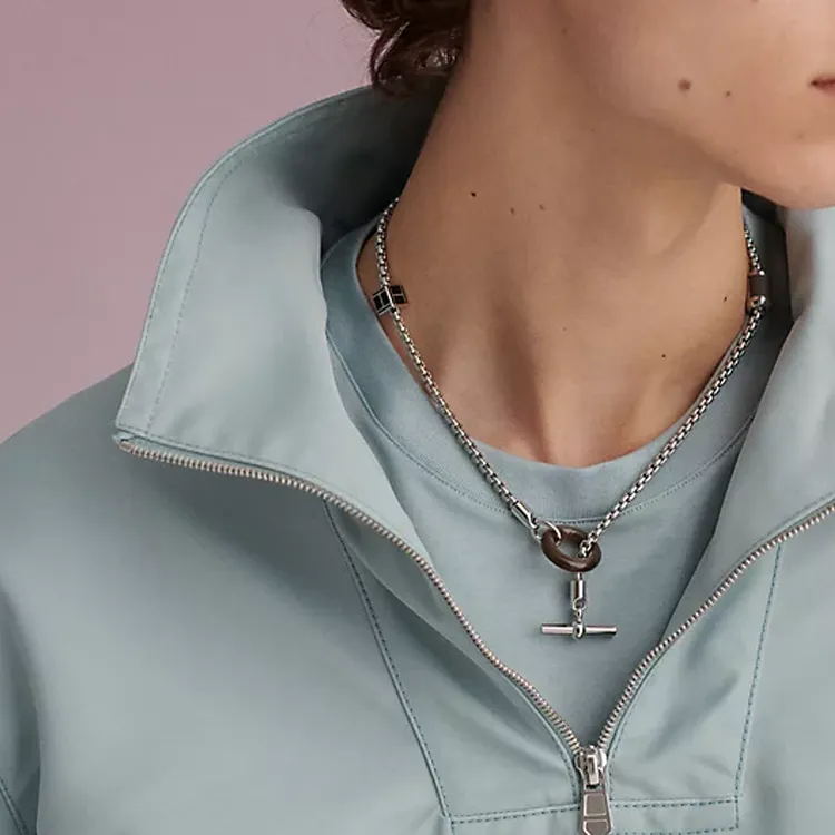 HERMES Meli Melo Metal Necklaces Men's-2