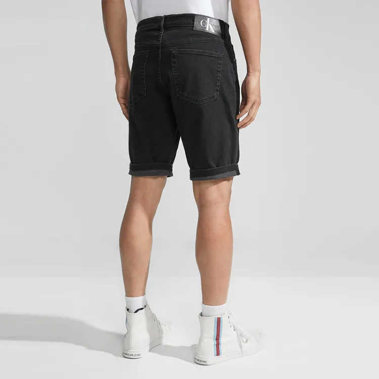 CALVIN KLEIN Denim Shorts Men's Denim Black-3