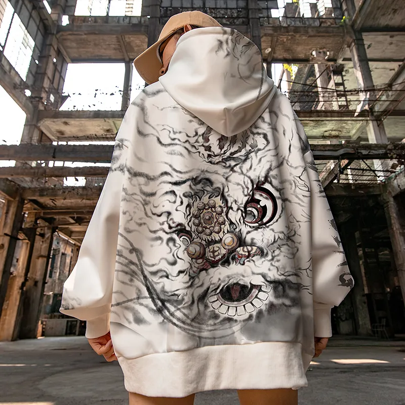SANSYAS Sweatshirts Unisex White-4