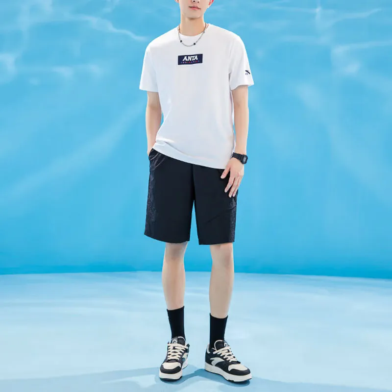 Anta Life Collection T Shirt Unisex Snowflake White-5