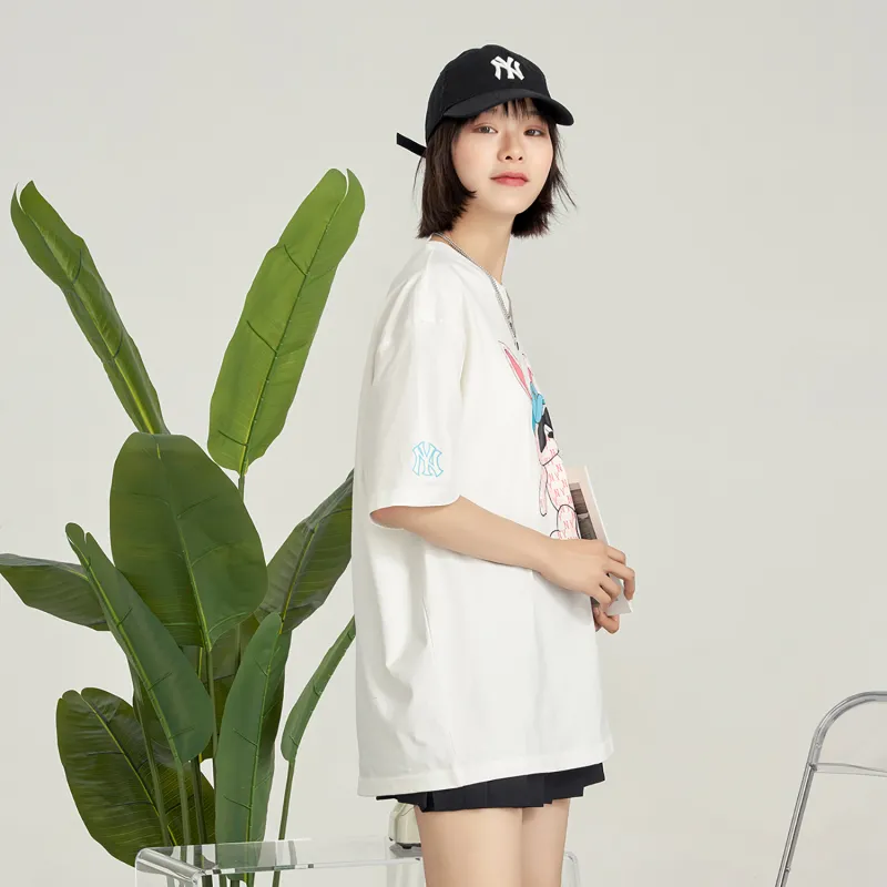 MLB SS23 Set-in Sleeve T-Shirt Unisex White-4