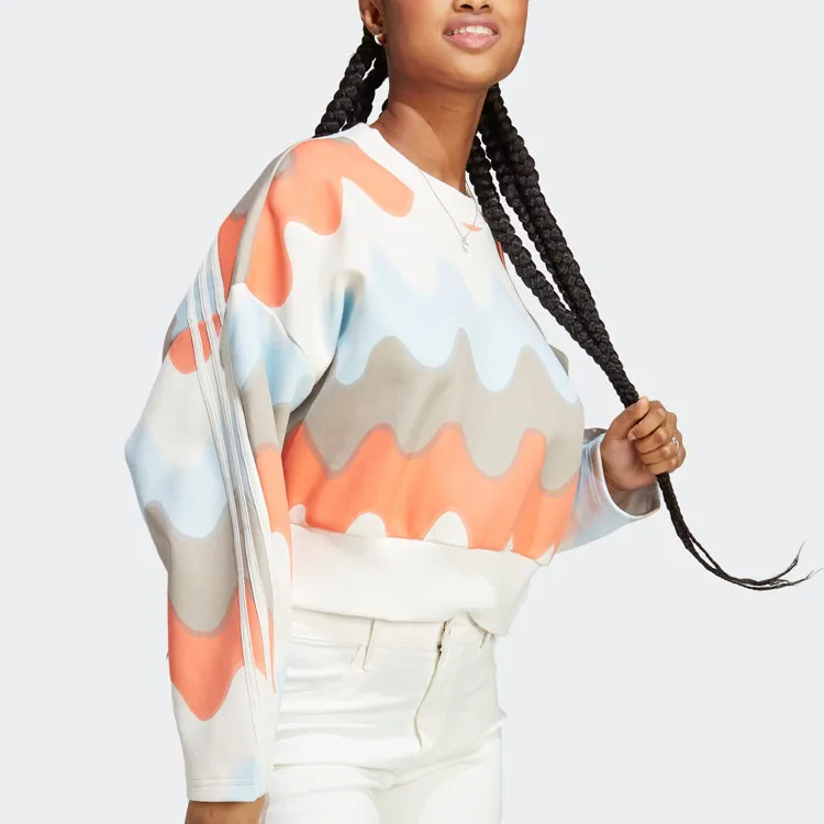 Adidas MARIMEKKO Collaboration Sweatshirts Women's Coral Pink-5