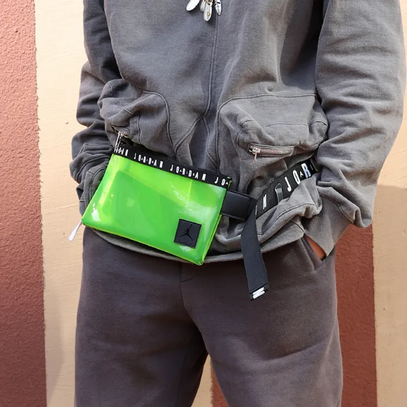 Jordan Polyester Sling Bag, One Shoulder, Crossbody, Kids' Bag, Fanny Pack Regular Unisex Apple Green-3