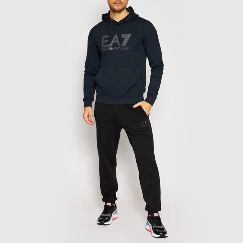 EMPORIO ARMANI EA7 Sweatshirts Men Night Blue-2