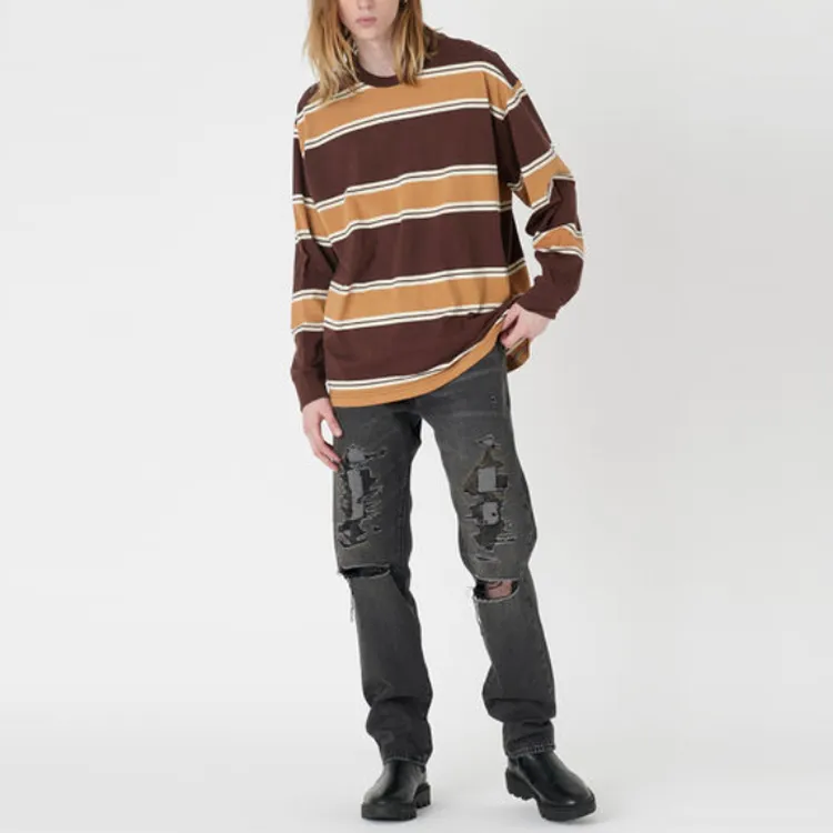 Levis T-Shirts Men Brown-Orange-2