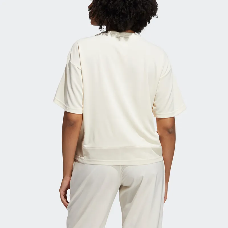 Adidas Crop Tops Women's Ecru-2