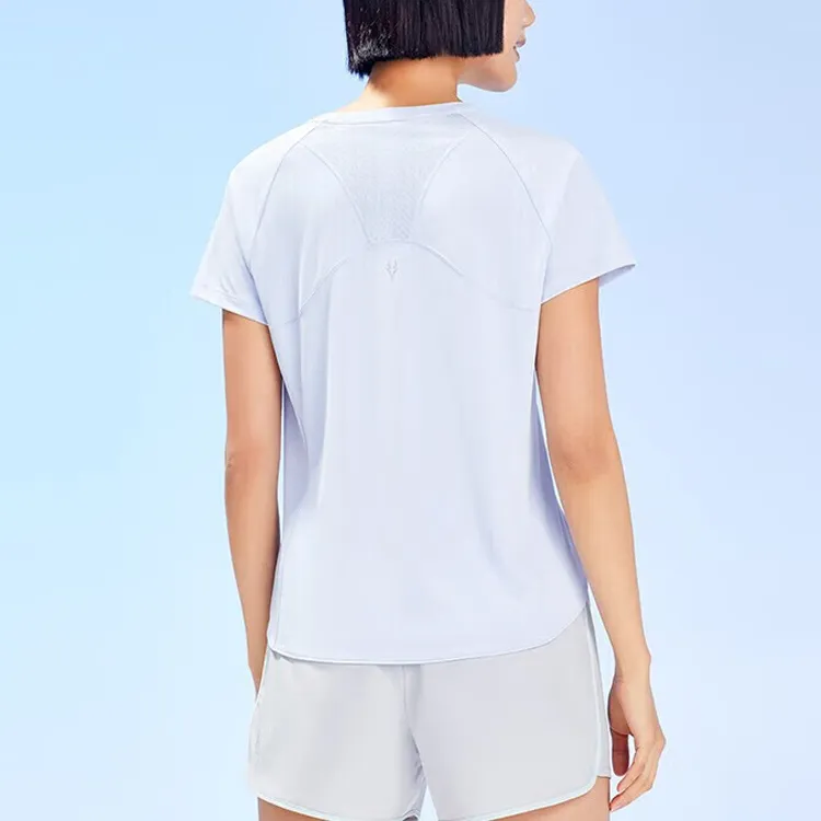ANTA Running Collection T Shirts Women's Clear Frost Purple-2