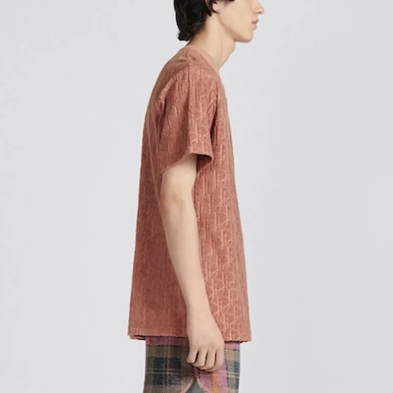 DIOR T Shirts Men Pink-4