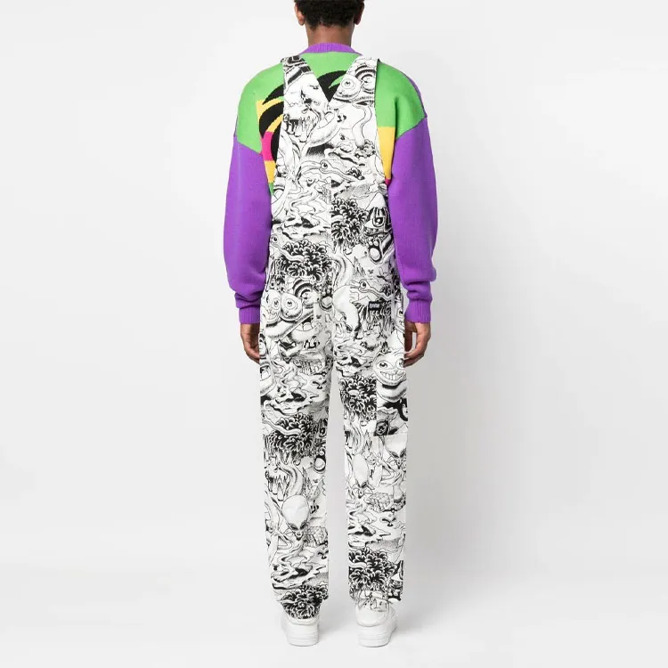 RIPNDIP Jumpsuits Men Black White-2