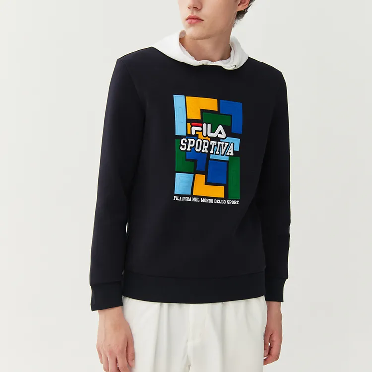FILA Sweatshirts Men Legend Blue-2