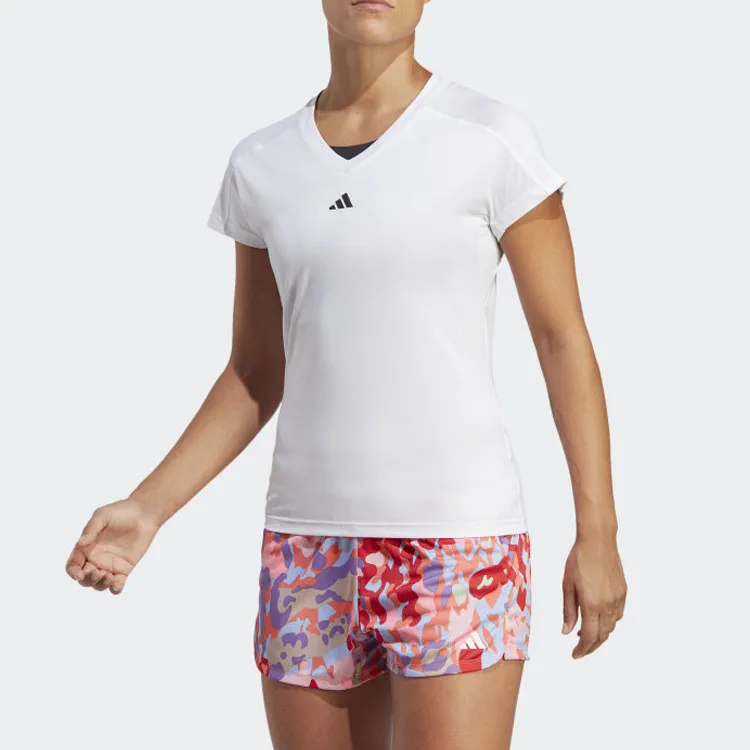 Adidas Free Shipping With AdiClub Aeroready Train Essentials Minimal Branding V Neck Tee-1