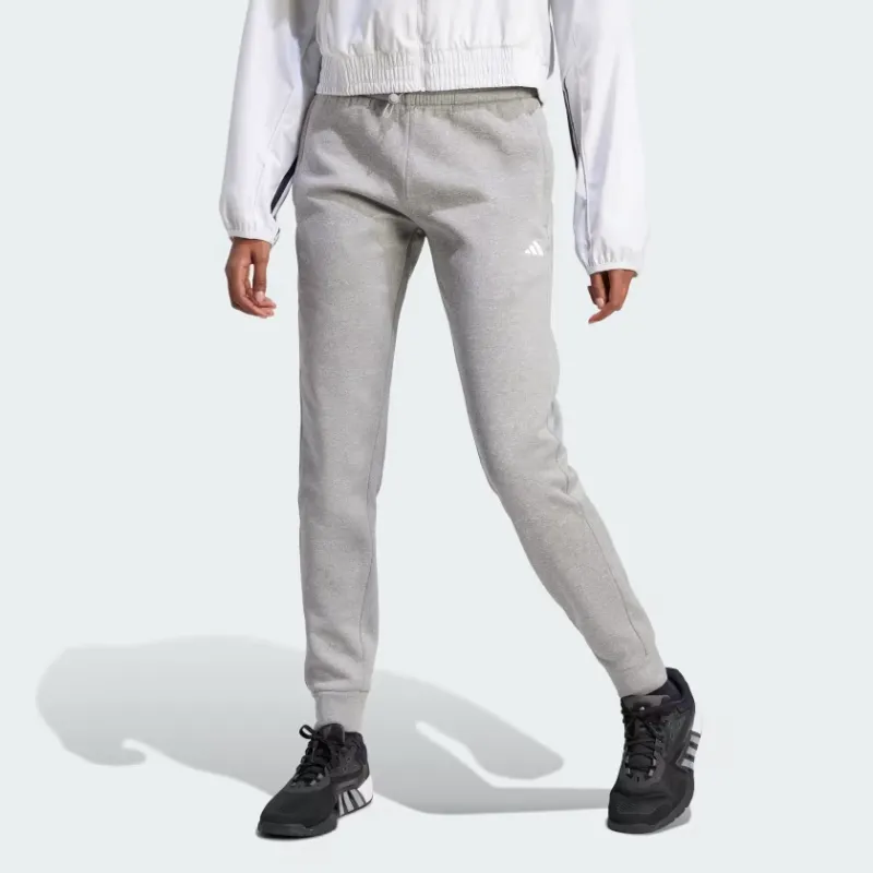 Adidas AEROREADY Knitted Sweatpants Women's Gray-2
