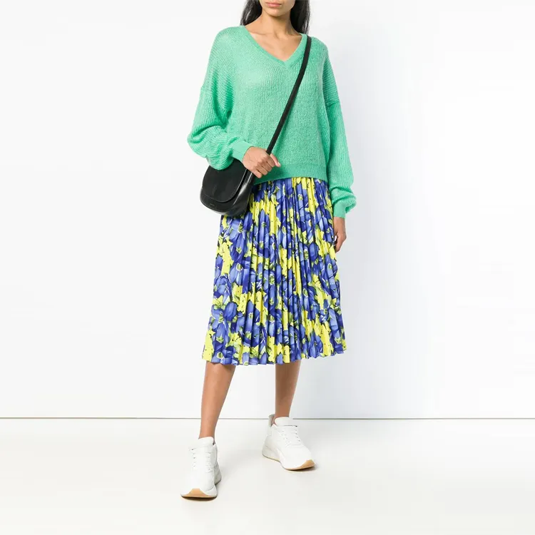 Burberry Loose Fit Knitwear Women's Teal-3