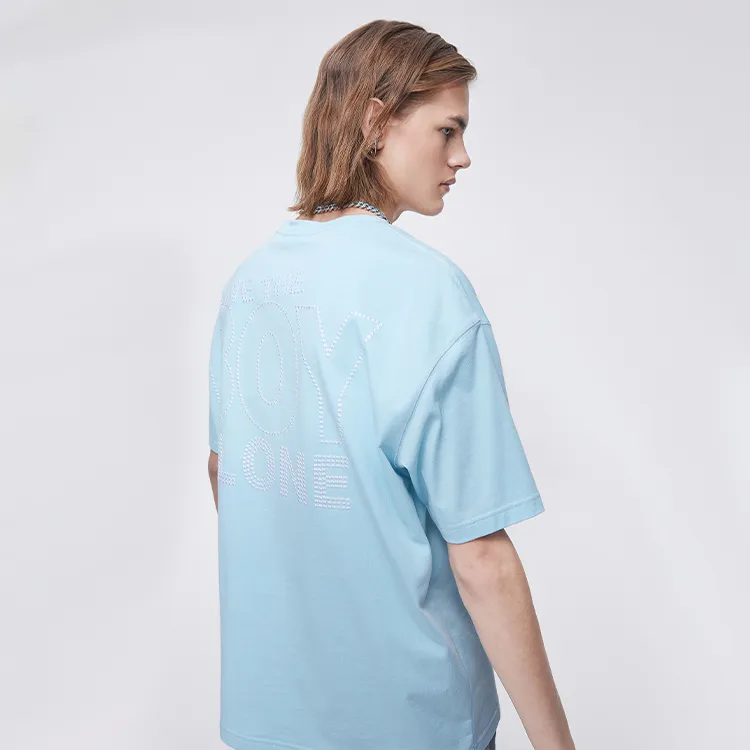 Boy London SS21 Straight T Shirt Unisex Blue-5