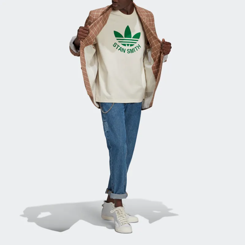 adidas originals Men Trefoil Stan Tee 'Non Dyed'-1