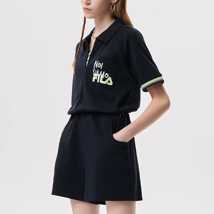 FILA FUSION Cargo Shorts Women's Pitch Black-3