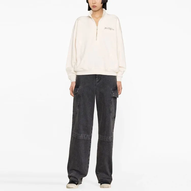SPORTY & RICH Graphic print High neck Sweatshirt-1