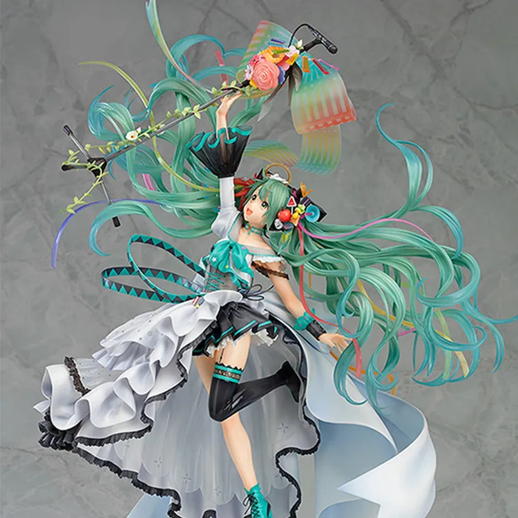 GSC Hatsune Miku Vocaloid Memorial Dress Ver. 10 Anniversary Drawing Competition Grand Prize Scale Figures 43cm-2