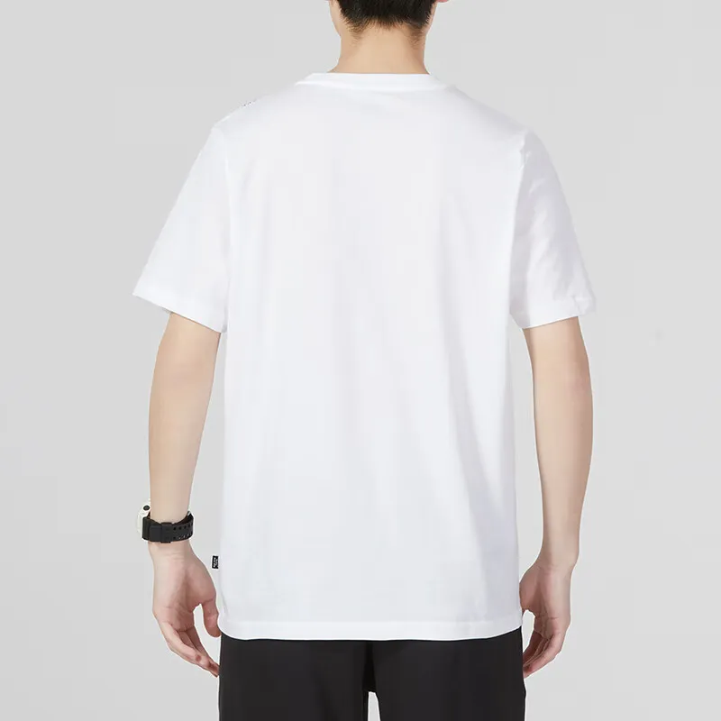 PUMA Drop Shoulder Sleeve T Shirt Men's White-3