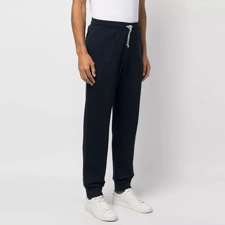 EMPORIO ARMANI Knitted Sweatpants Men Marine Blue-4