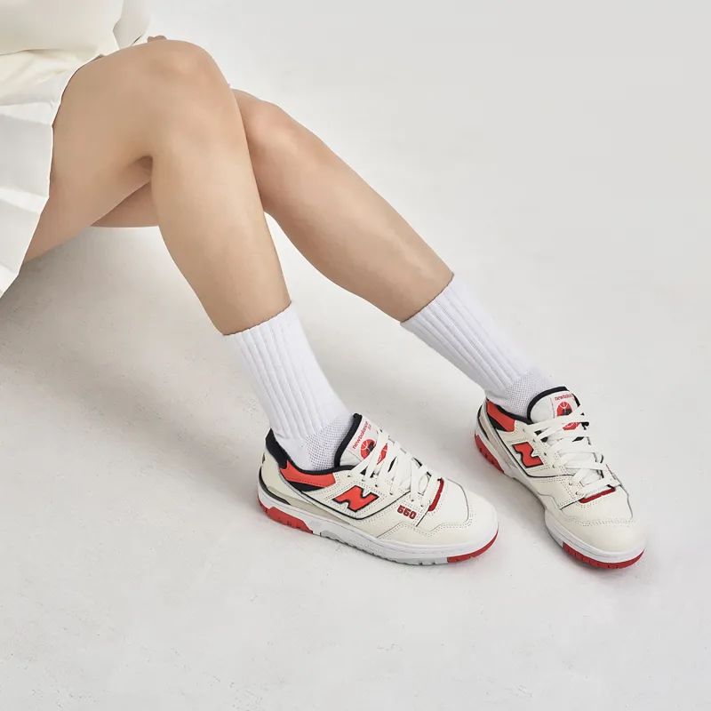 New Balance 550 Sea Salt True Red-7