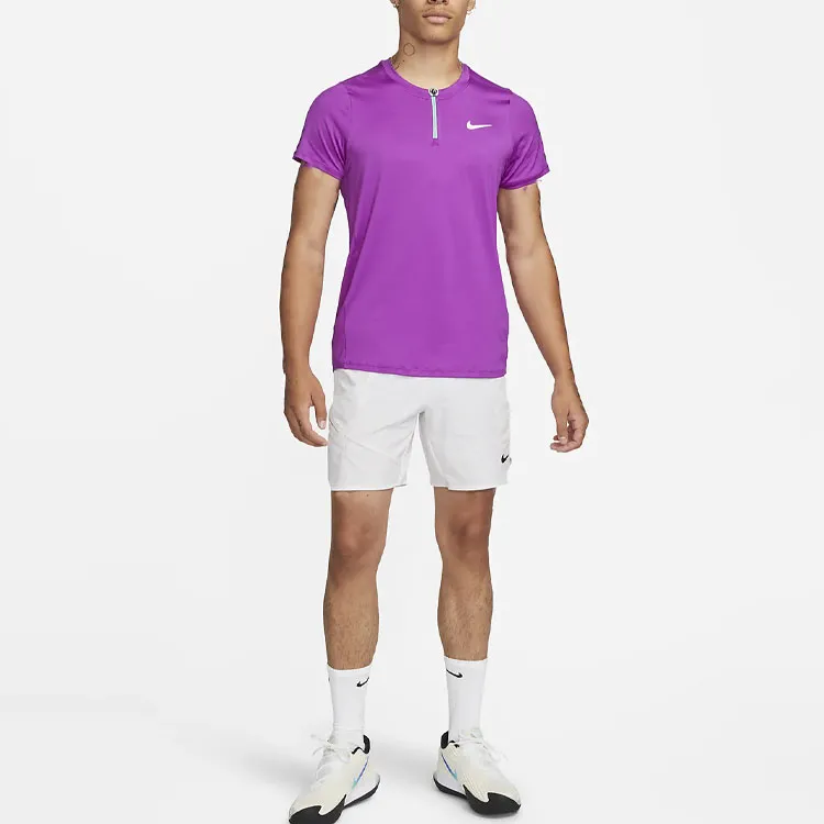 Nike T-Shirts Men Dark Violet-2