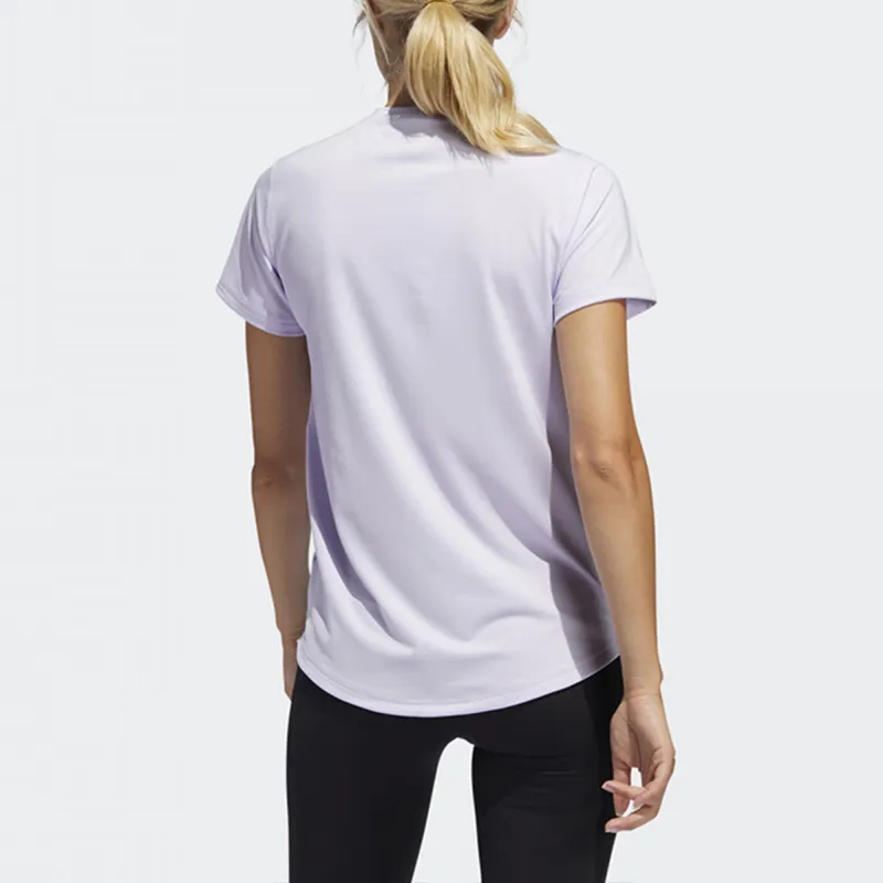 Adidas T Shirt Women's Light Purple-3