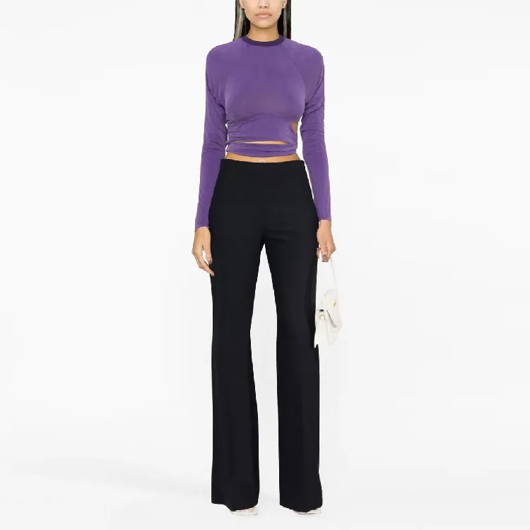 Jacquemus Crop Tops Women's Purple-1