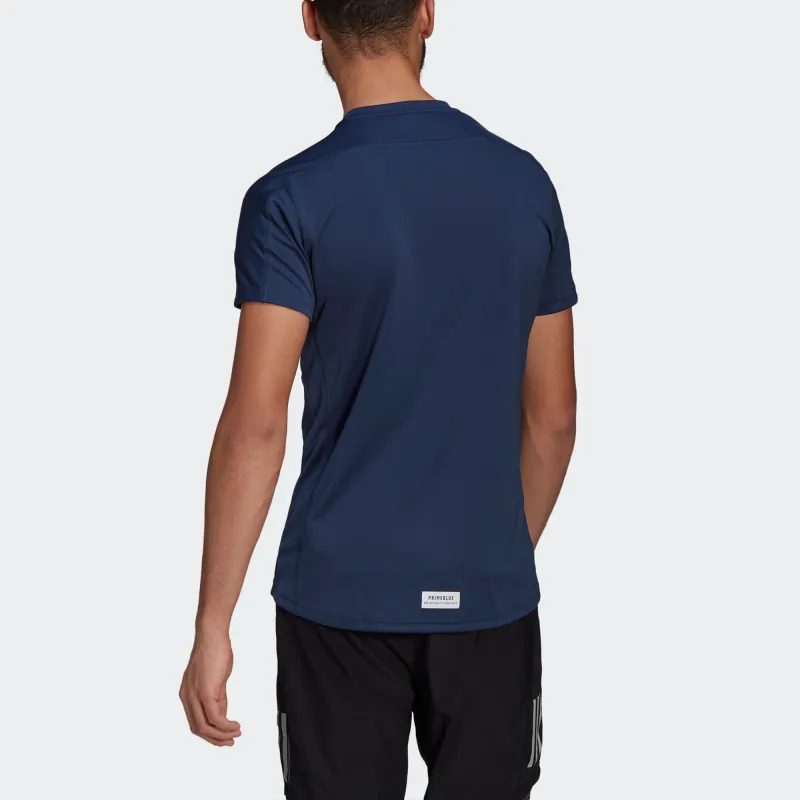 Adidas T Shirts Men Navy Blue-2