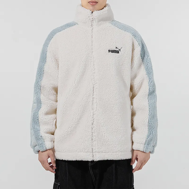 PUMA Velvet Jackets Men Ecru-3