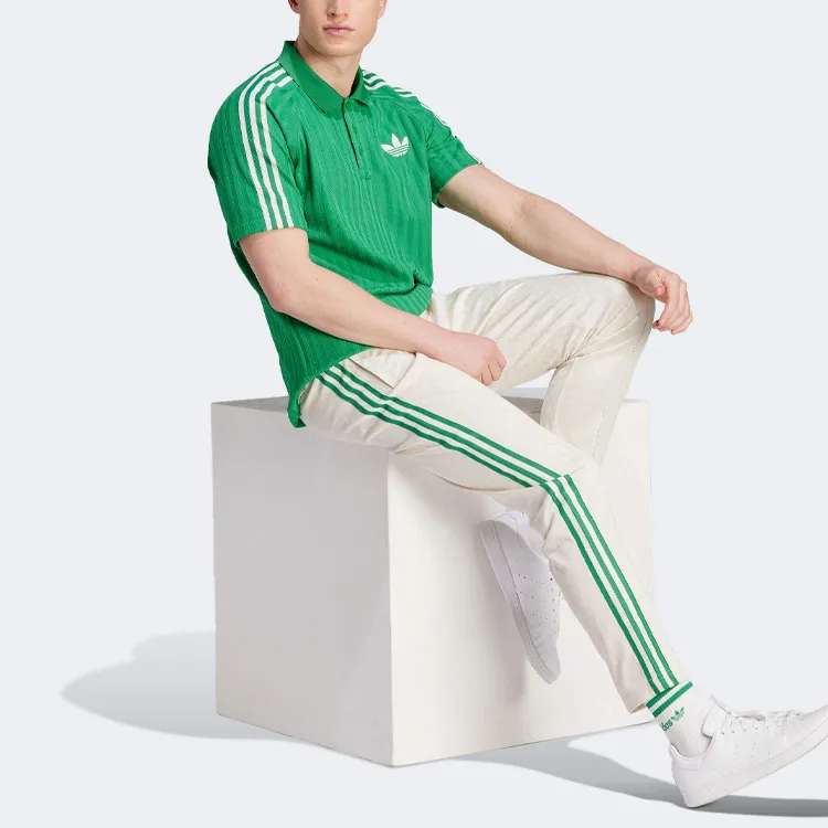 Adidas Originals SS23 Adicolor 70s Retro Series Polo Shirt Men's Green-2