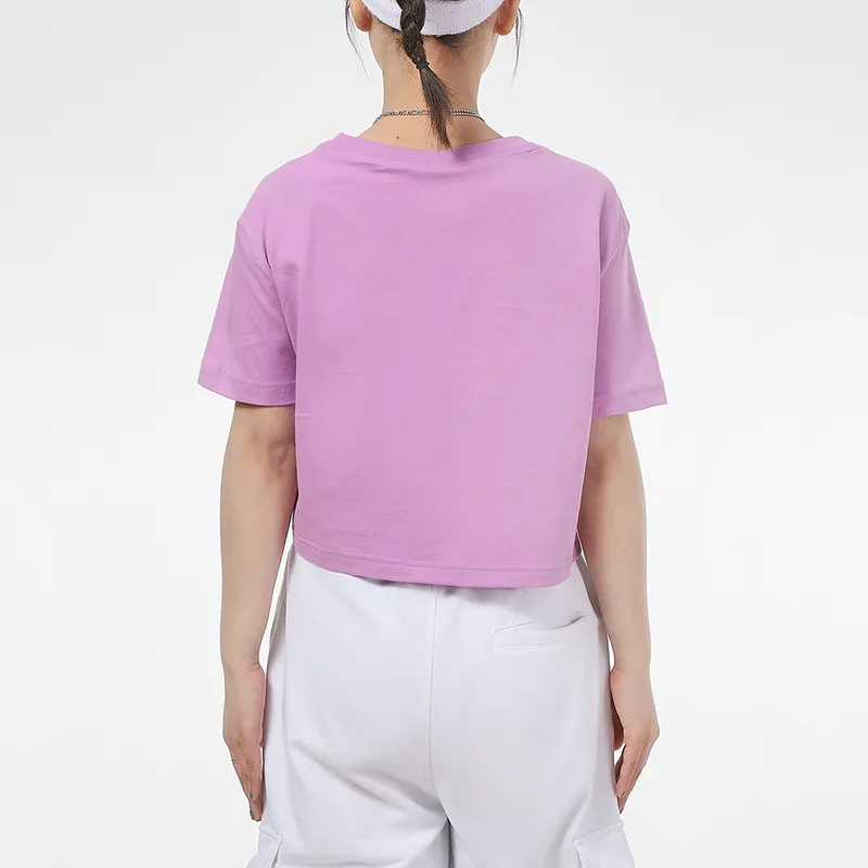 Nike Sportswear Essentials Series Crop Tops Women's Violet-4