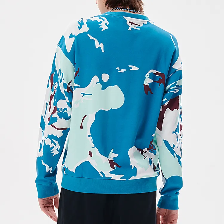 FILA FUSION Sweatshirts Men Blue Base With Sliding Mechanism-5