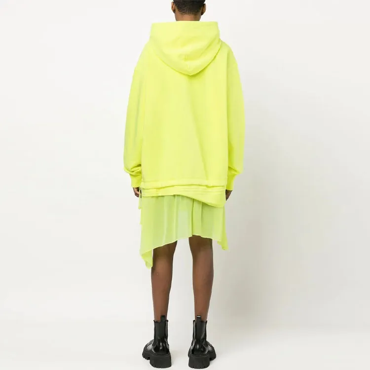 DIESEL Long-Sleeved Dresses Women's Fluorescent Yellow-2