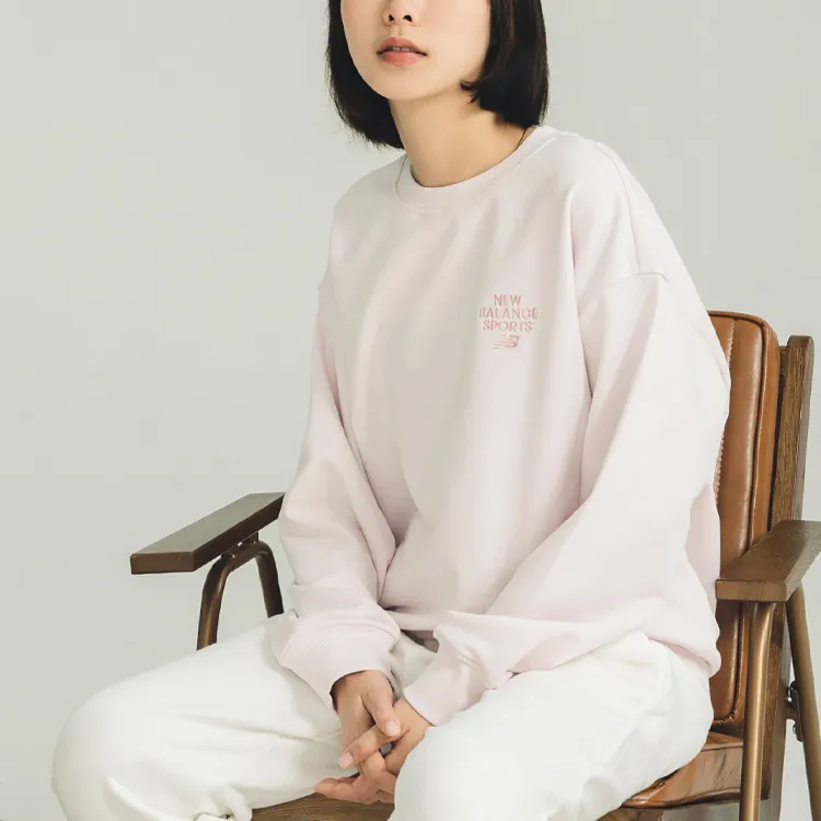 New Balance Sweatshirt Women's Pink-3