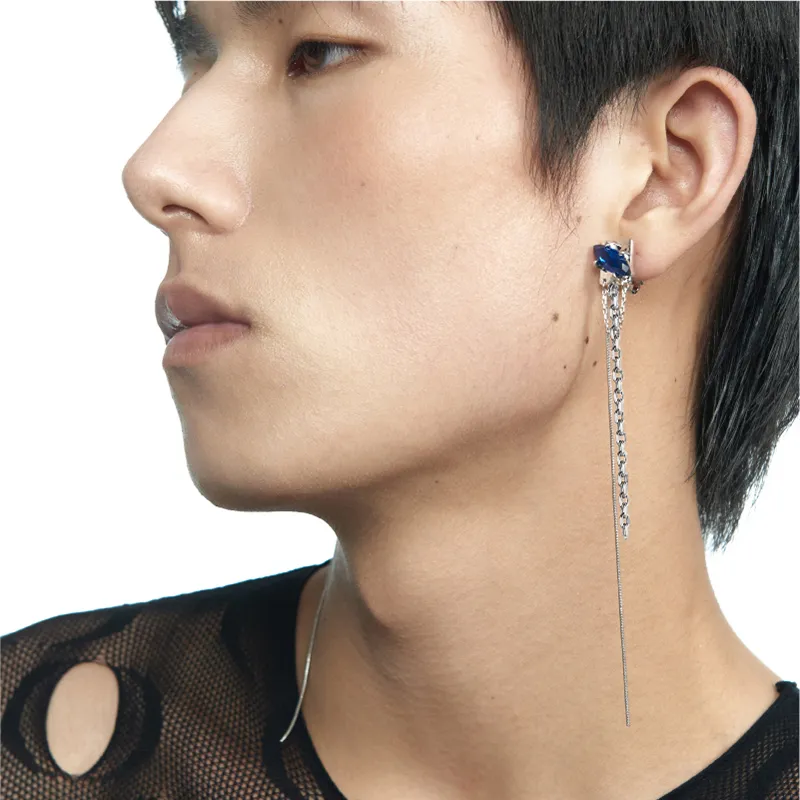 Juunngle Lab Drop Earrings Unisex Klein Blue-2