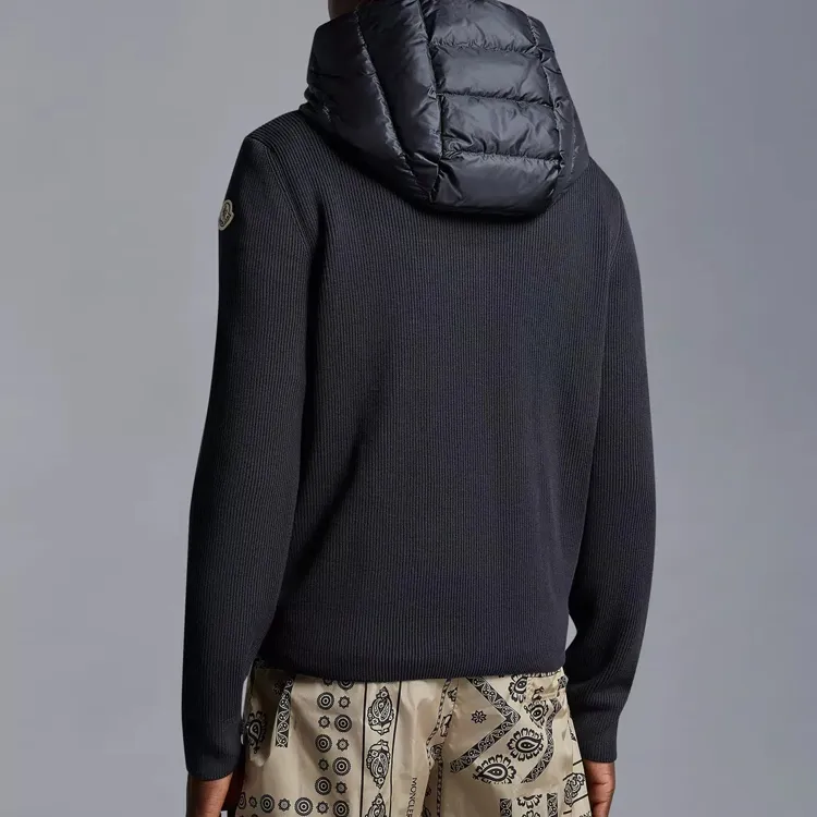 Moncler Zip-Up Hooded Padded Jacket-2
