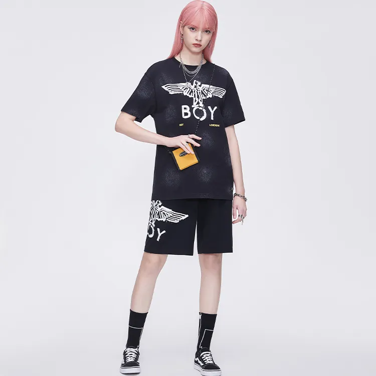 Boy London SS21 Loose Fit Shorts Unisex Black-2