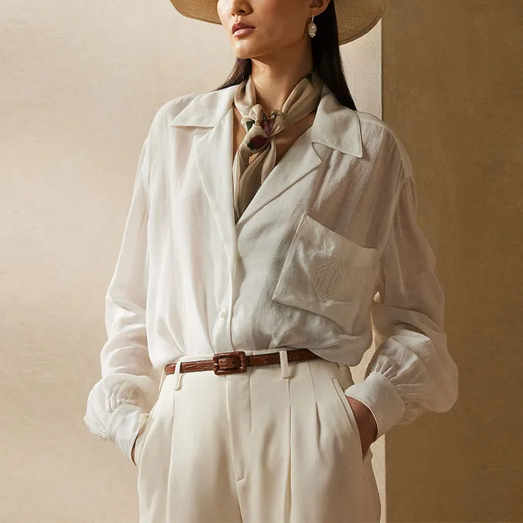 Ralph Lauren Collection Shirt Women's White-3
